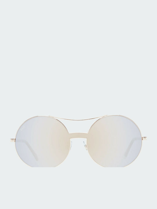 Web Women's Sunglasses with Rose Gold Metal Frame WE0211 28G