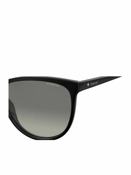 Polaroid Women's Sunglasses with Black Plastic Frame and Gray Gradient Polarized Lens PLD4066/S 807WJ