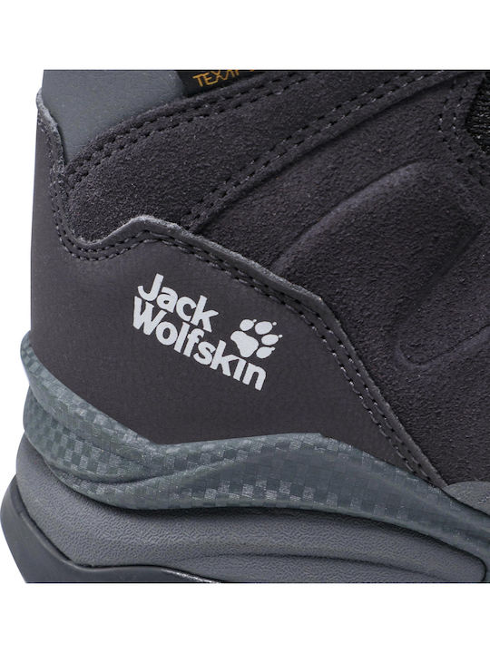 Jack Wolfskin Refugio Texapore Mid 4050871 Women's Hiking Boots Gray