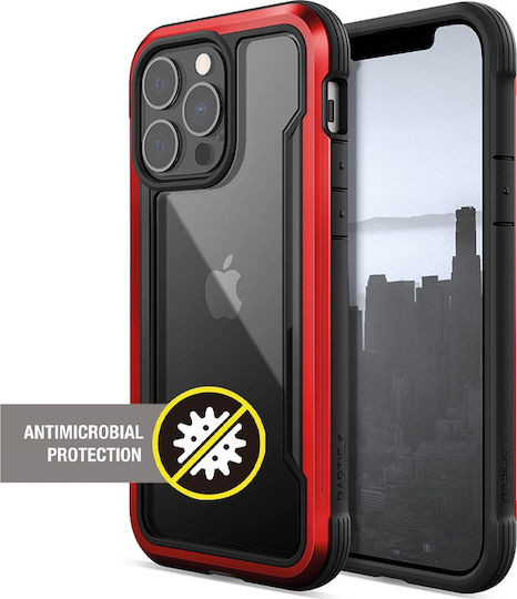 X-Doria Raptic Shield Pro Umschlag Rückseite Kunststoff Rot (iPhone 13 Pro)