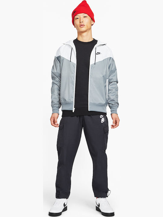 Sportswear Μπουφάν Bomber Αντιανεμικό White / Grey