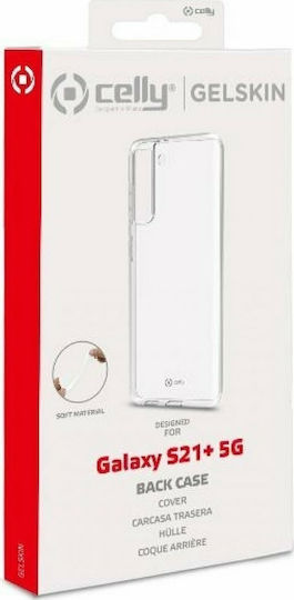 Celly Gelskin Back Cover Silicone Transparent (Galaxy S21+)