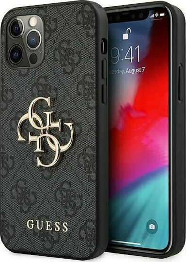 Guess Back Cover Plastic Gray (iPhone 12 / 12 Pro)