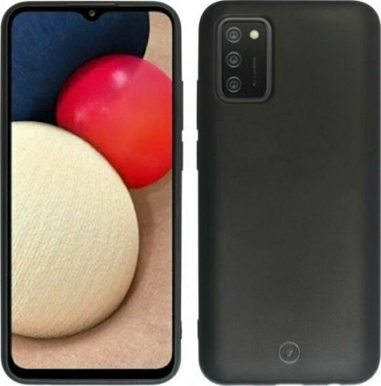 Muvit Bambootek Back Cover Πλαστικό Μαύρο (Galaxy A02s)