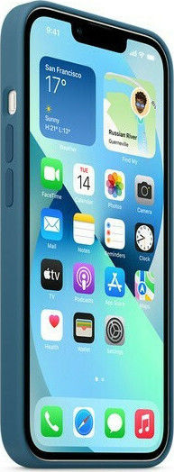 Apple Silicone Case with MagSafe Back Cover Silicone Blue Jay (iPhone 13)