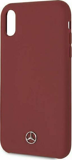 Mercedes-Benz Hardcase Line Back Cover Σιλικόνης Κόκκινο (iPhone XR)
