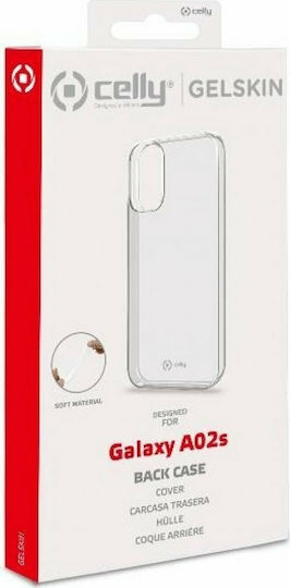 Celly Gelskin Back Cover Silicone Transparent (Galaxy A02s)
