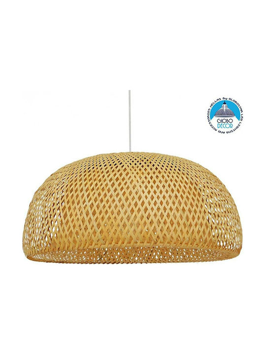 GloboStar Bermuda Pendant Light Brown with Socket E27 60x29cm