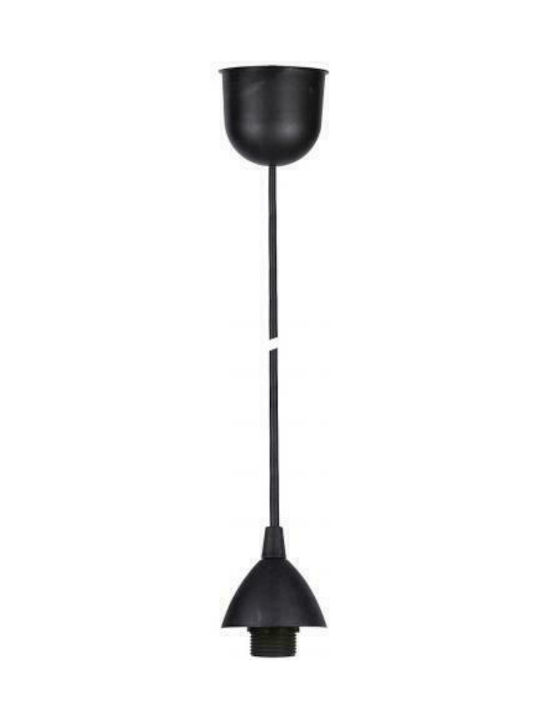 VK Lighting VK/V71E14/B Pendant Light Black with Socket E14, E.14