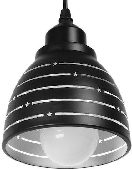 GloboStar Line Stars Κρεμαστό Φωτιστικό Μαύρο 12.5x12.5εκ. GloboStar Line Stars Κρεμαστό Φωτιστικό Μαύρο 12.5x12.5εκ.