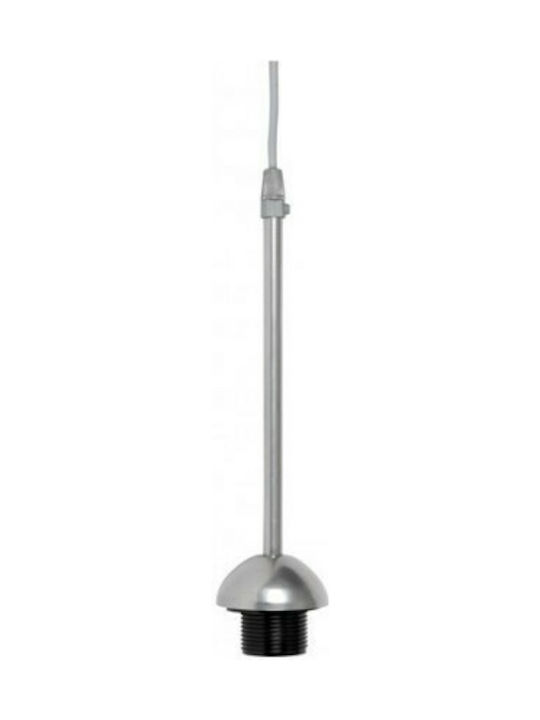 VK Lighting VK/P100/E27/G Pendant Light Gray with Socket E27 33.5cm