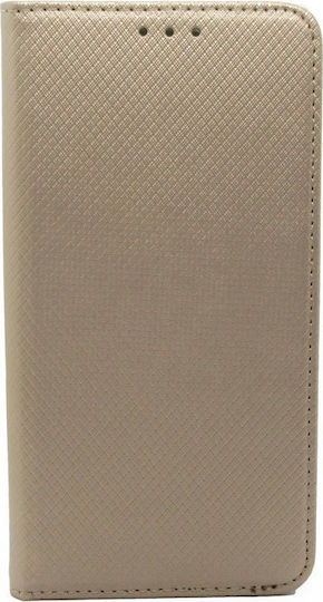 Senso Smart Magnet Book Δερματίνης Χρυσό (iPhone XS Max)