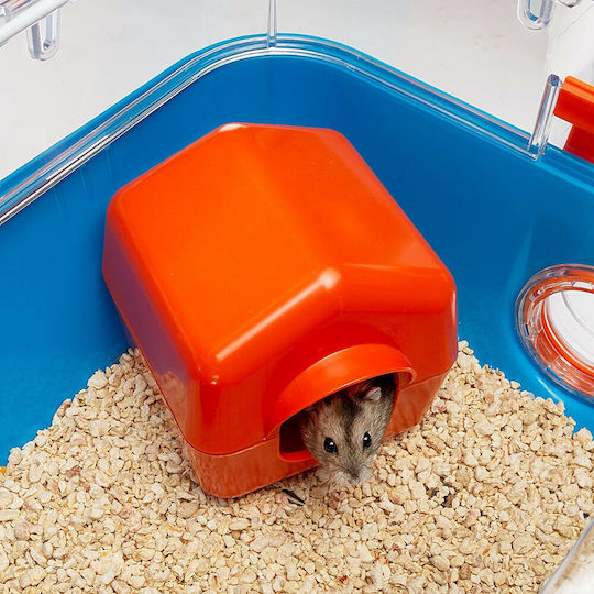 Ferplast Combi 2 Rodent Cage Plastic Cage for Hamster with Gym 79.5x29.5x26.3cm