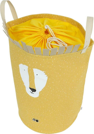 Trixie Kinder Aufbewahrungskorb aus Stoff Mr. Lion Gelb 40x40x60cm 1Stück
