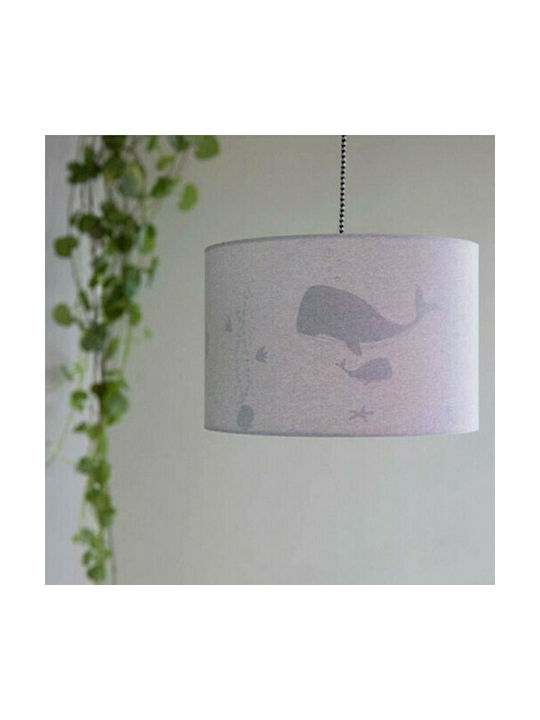 Little Dutch Silhouette Ocean Einfaches Licht Kinderdeckenleuchte Deckenleuchte 40W mit Fassung E27 Pink 30x20cm