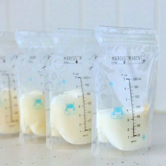 Marcus & Marcus Stand Up Breast Milk Storage Bags 200ml 50pcs