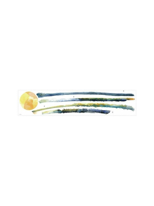 RoomMates Decor Autocolant Decorativ pentru Copii Perete Watercolor Palm Tree