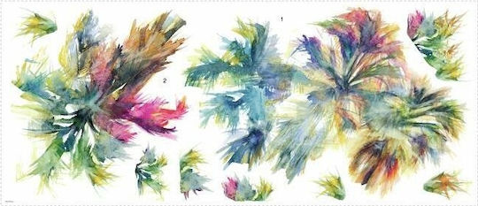 RoomMates Decor Kids Wall Sticker Watercolor Palm Tree RMK2782 58cm