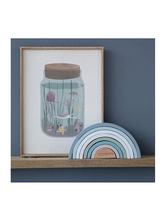 Little Dutch Kinderposter Ocean Jar Double Sided 30x42cm