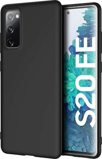 Back Cover Silicon 1.2mm Negru (Galaxy S20 FE)
