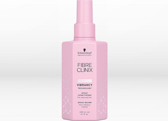 Schwarzkopf Fibre Clinix Tribond Vibrancy Leave In Color Protection Conditioner for Coloured Hair 200ml