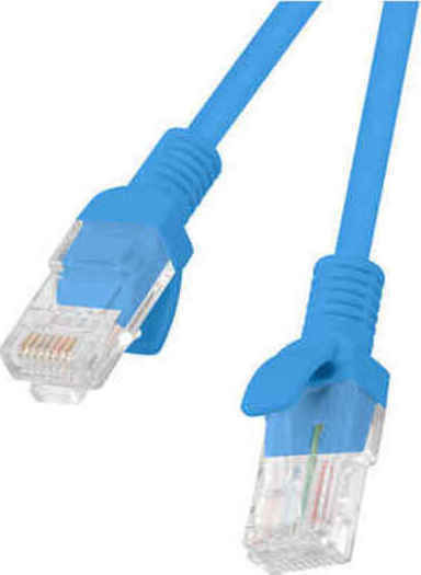 Lanberg U/UTP Cat.6 Ethernet Network Cable 5m Blue 1pcs