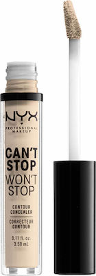 Nyx Professional Makeup Can't Stop Won't Stop Contour Lichid Corector 1.5 Corect 3.5ml