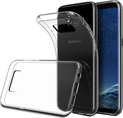 Forcell Galaxy S8 Coperta din spate Silicon Transparent (Galaxy S8)