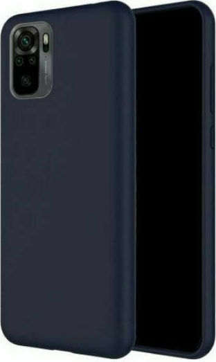 Back Cover Σιλικόνης 1.2mm Navy Μπλε (Redmi Note 10 5G / Poco M3 Pro)