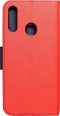 Fancy Synthetic Leather Book Red (Galaxy A20s)