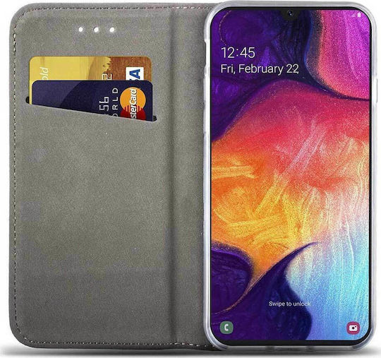 Smart Magnet Book Piele artificială Negru (Galaxy A22 4G - Galaxy A22 4G)
