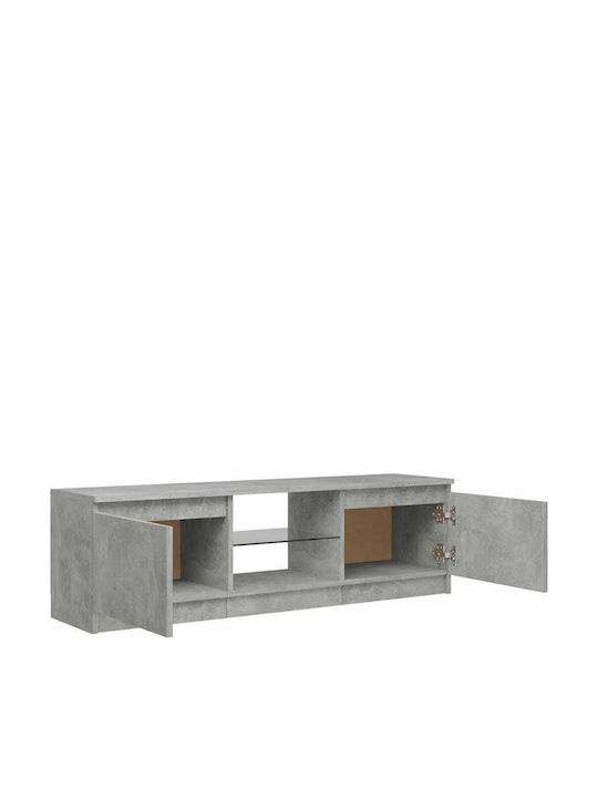Stand TV Cu Iluminare LED Gri L120xA30xÎ35,5cm