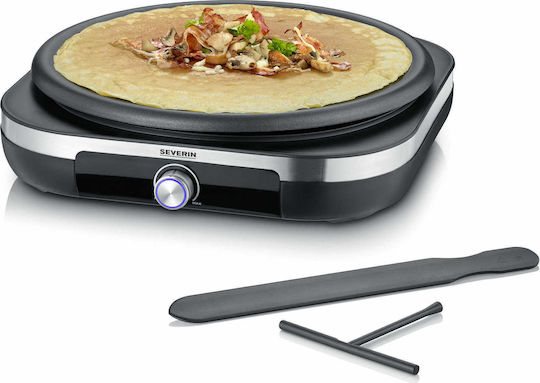 Severin CM 2199 Κρεπιέρα 38cm Μαύρη 1500W