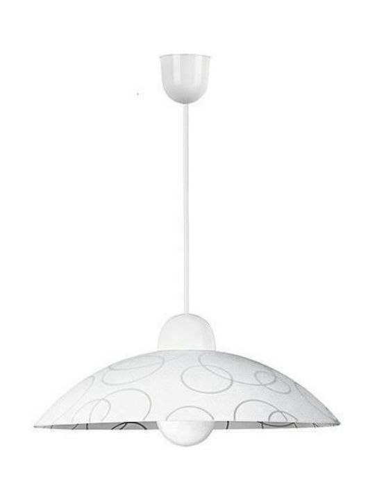 Rabalux Pendant Light Single-Light Bell for Socket E27 White