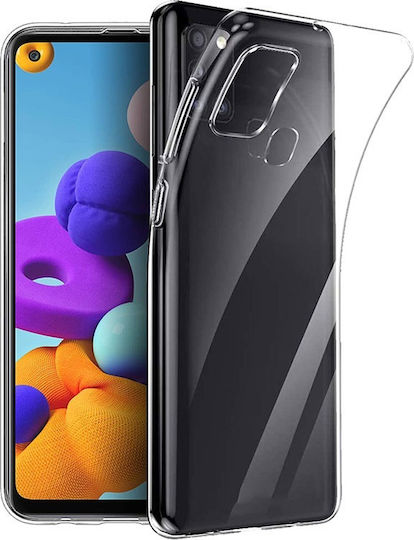 Hurtel Back Cover Σιλικόνης Διάφανο (Galaxy A21s)