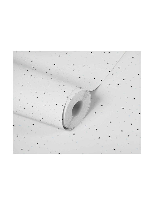 AS Creation Kinder Tapete Stoff Dots Grey / Pink / White B53xH1000cm