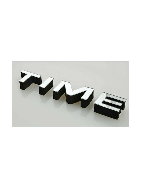 Ruhhy 3D Wall Clock Sticker Mirror Silver Ø60cm
