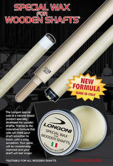 Longoni Cue Wax Καθαριστικό Μπιλιάρδου 1τμχ