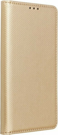 Forcell Smart Magnet Book Δερματίνης Χρυσό (Huawei P40 Lite)
