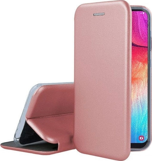 Forcell Book Δερματίνης Ροζ Χρυσό (Redmi 8A)
