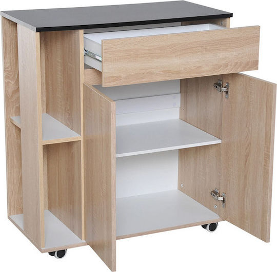 Επιδαπέδιο Ντουλάπι Καφέ 78x39.5x88.5εκ.