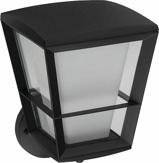 Philips Econic Επιτοίχιο Εξωτερικό Φαναράκι LED IP44 15W με RGBW Φως 35.2x29.7x25.9εκ.