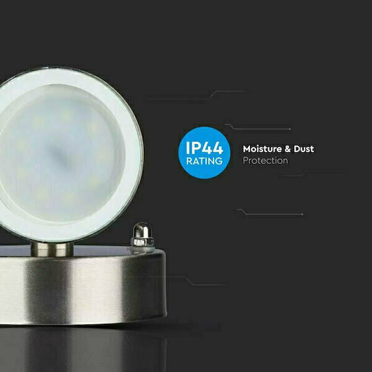 V-TAC Wall-Mounted Outdoor Spot Light GU10 IP44 9.3x8.5x11.8εκ.