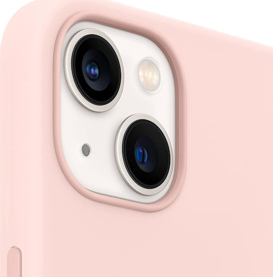 Apple Back Cover Silicone Chalk Pink (iPhone 13)