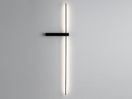 Viokef Φωτιστικό Τοίχου LED Μαύρο 20x20x122εκ. Viokef Φωτιστικό Τοίχου LED Μαύρο 20x20x122εκ.