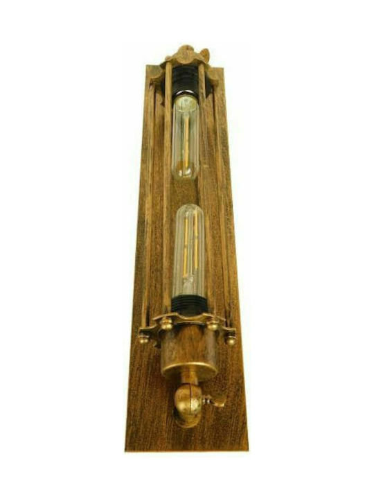 GloboStar Finley Industrial Wall Lamp with E27 Bronze 10x47cm