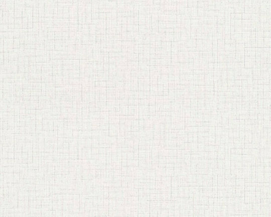 Wall Wallpaper Vinyl White 1005x53cm Washable