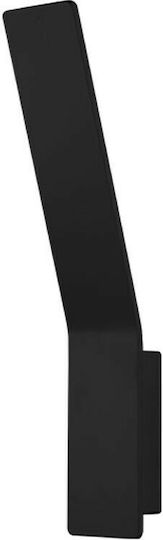 Aca Zen Modern Leuchte Wand mit Integrierter LED und Warmweißes Licht Schwarz 7x3.5x34cm