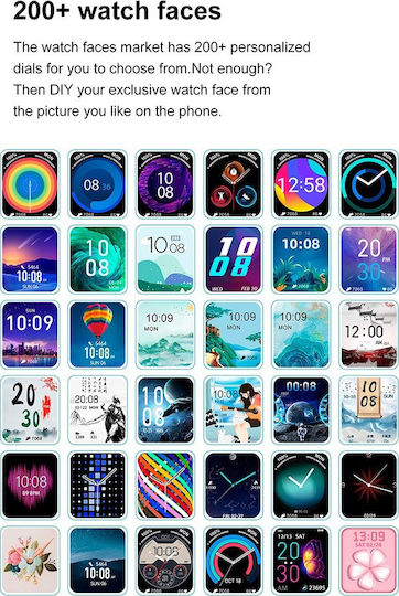 NO.1 DT100 Pro Max Smartwatch με Παλμογράφο (Μαύρο)