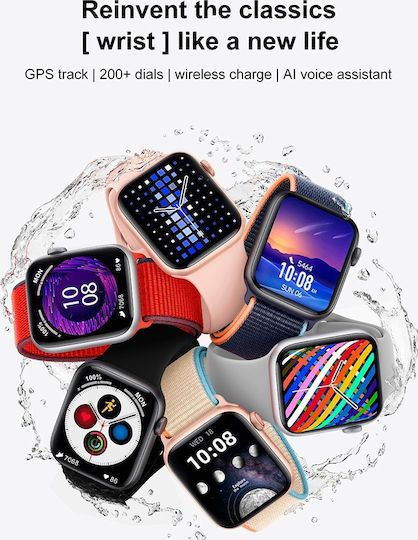NO.1 DT100 Pro Max Smartwatch με Παλμογράφο (Μαύρο)